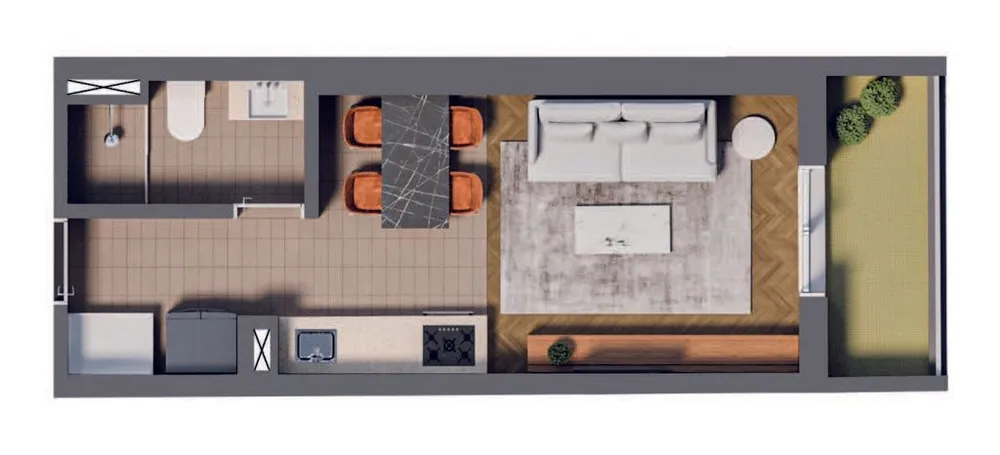 Apartamento, 1 quarto, 91 m² - Foto 7