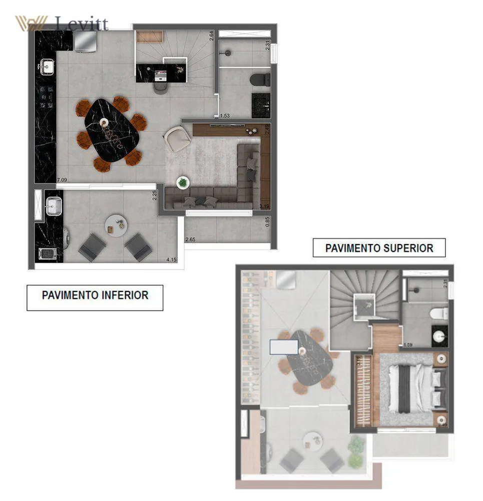 Apartamento, 2 quartos, 72 m² - Foto 2