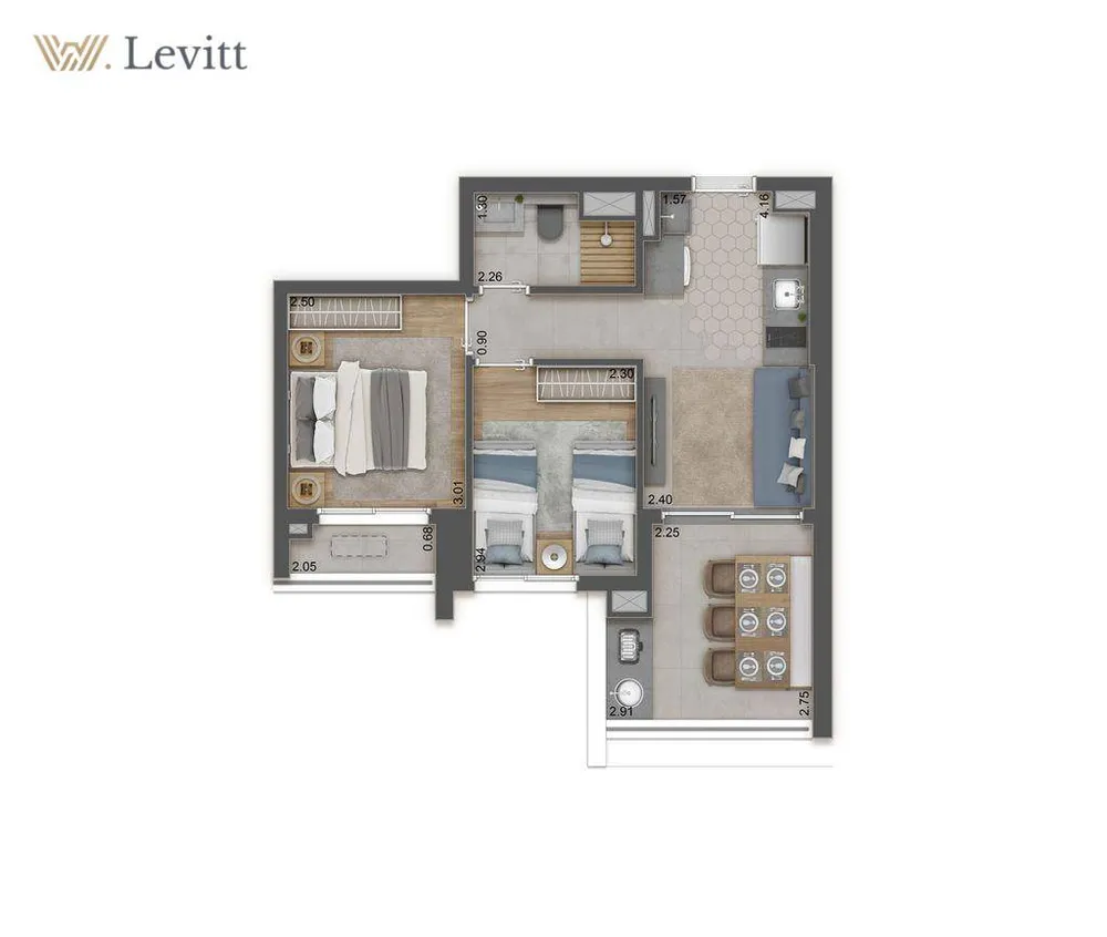 Apartamento, 3 quartos, 84 m² - Foto 4