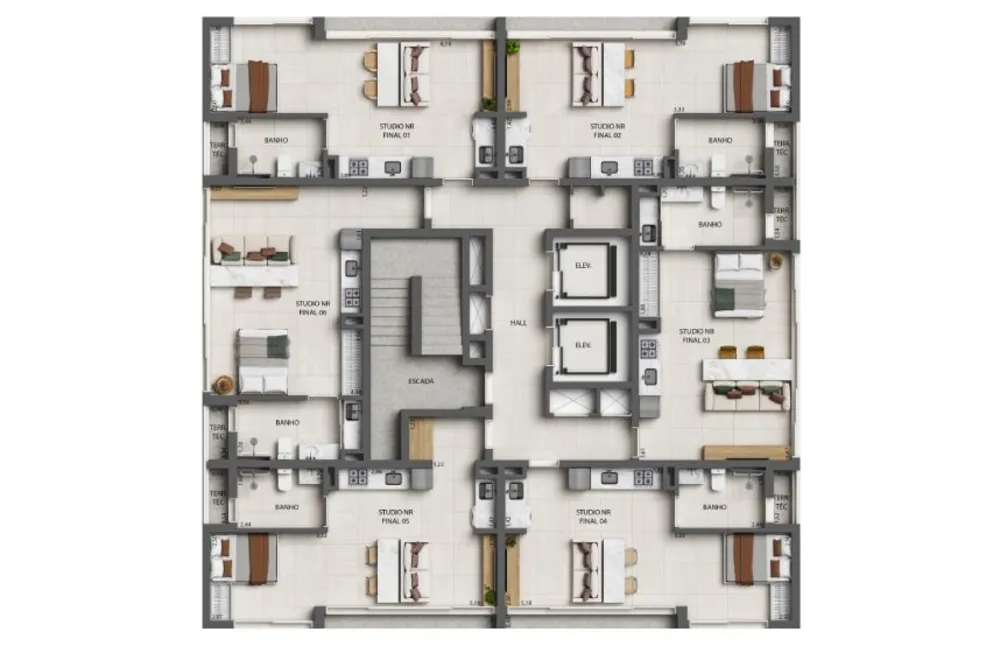 Apartamento, 1 quarto, 37 m² - Foto 1