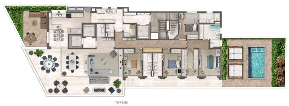 Cobertura à venda com 4 quartos, 559m² - Foto 8