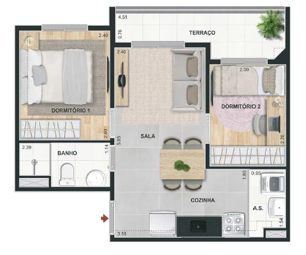 Apartamento, 4 quartos, 179 m² - Foto 1
