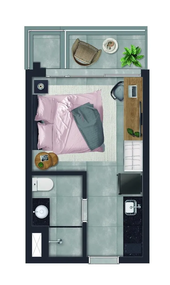 Apartamento, 1 quarto, 41 m² - Foto 10