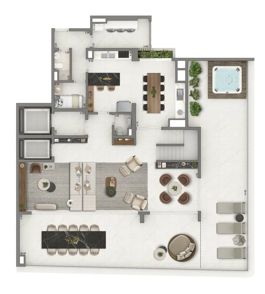 Apartamento, 4 quartos, 269 m² - Foto 7