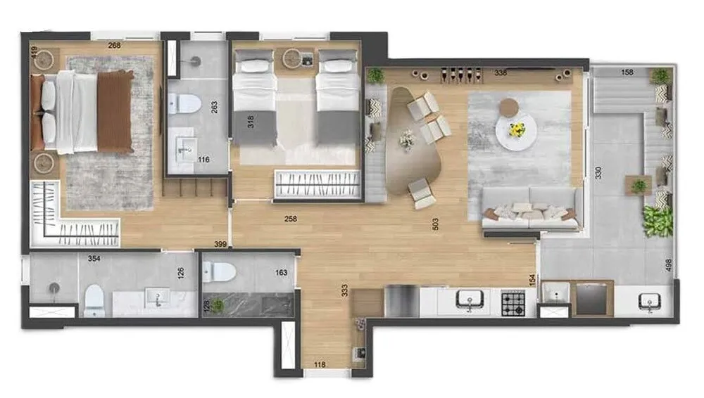 Apartamento, 3 quartos, 94 m² - Foto 10
