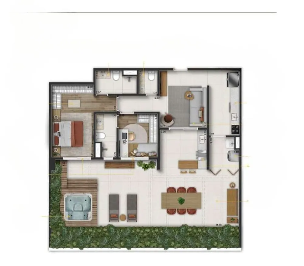 Apartamento, 3 quartos, 122 m² - Foto 12