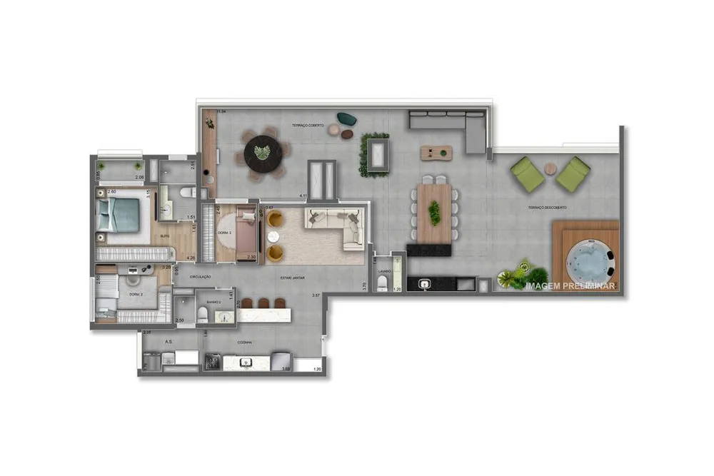 Apartamento, 2 quartos, 61 m² - Foto 7