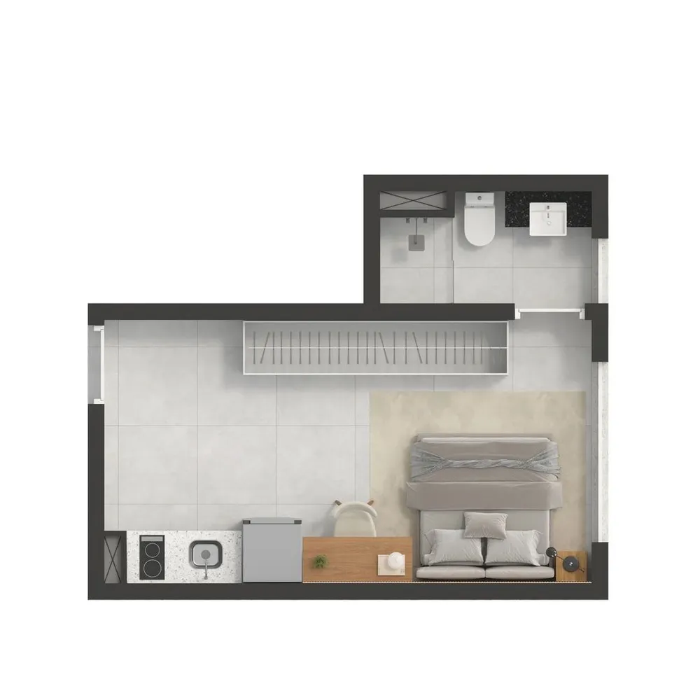 Kitnet-Studio, 36 m² - Foto 11