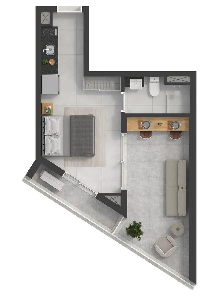 Kitnet-Studio, 26 m² - Foto 11