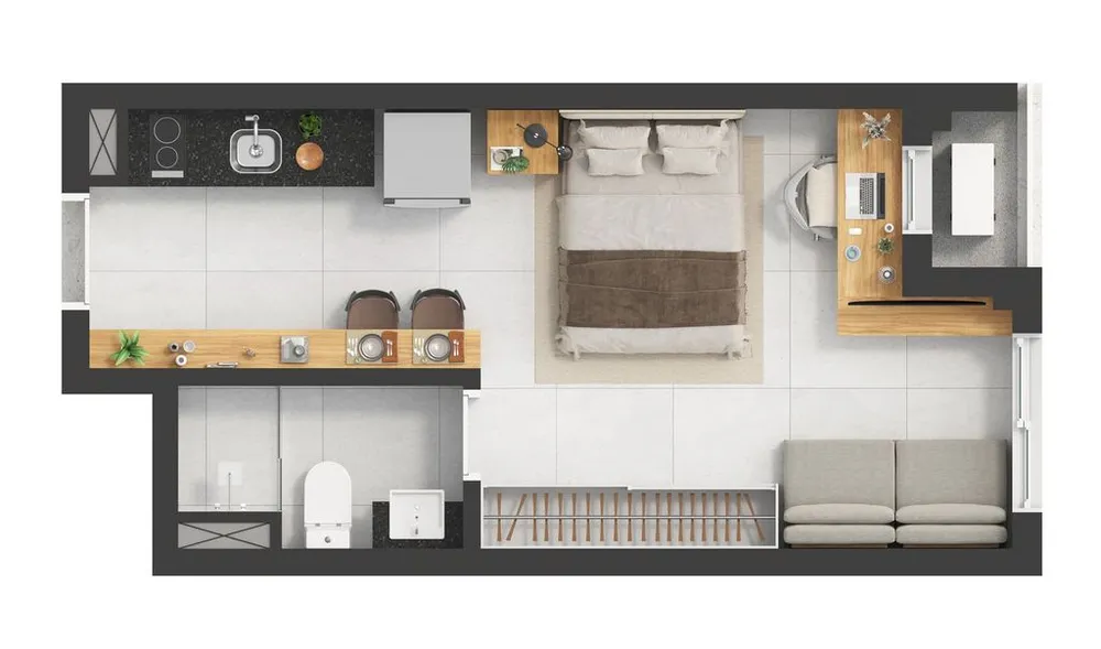 Kitnet-Studio, 26 m² - Foto 10