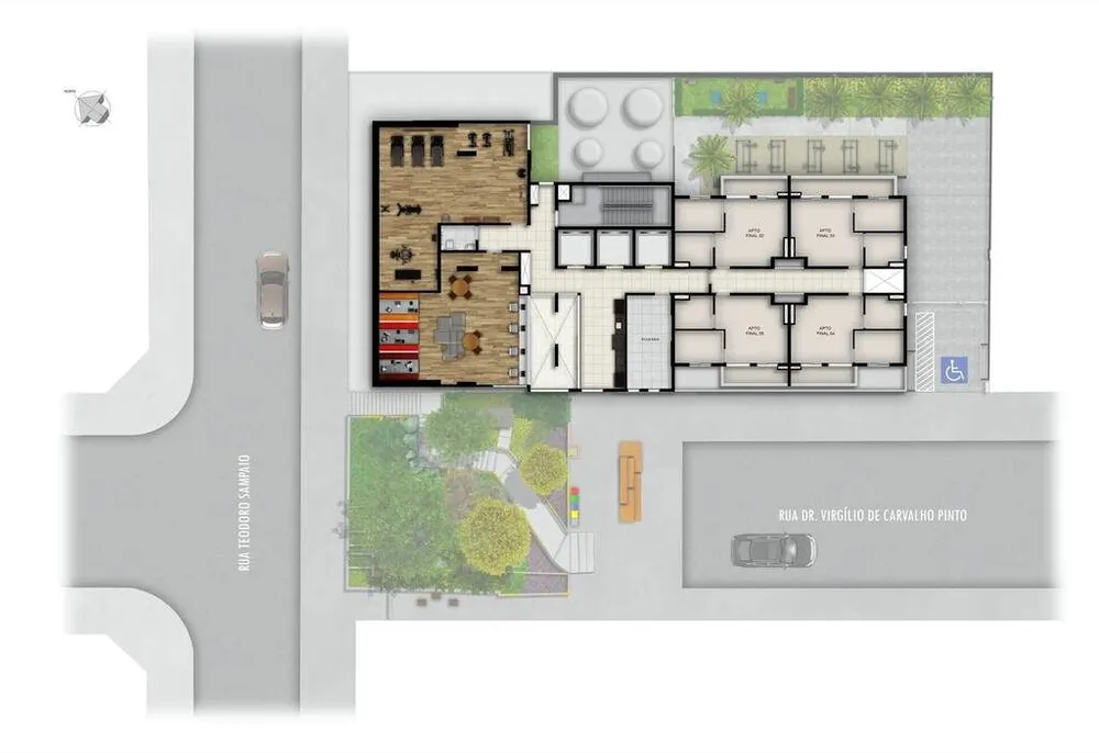 Apartamento, 2 quartos, 39 m² - Foto 2