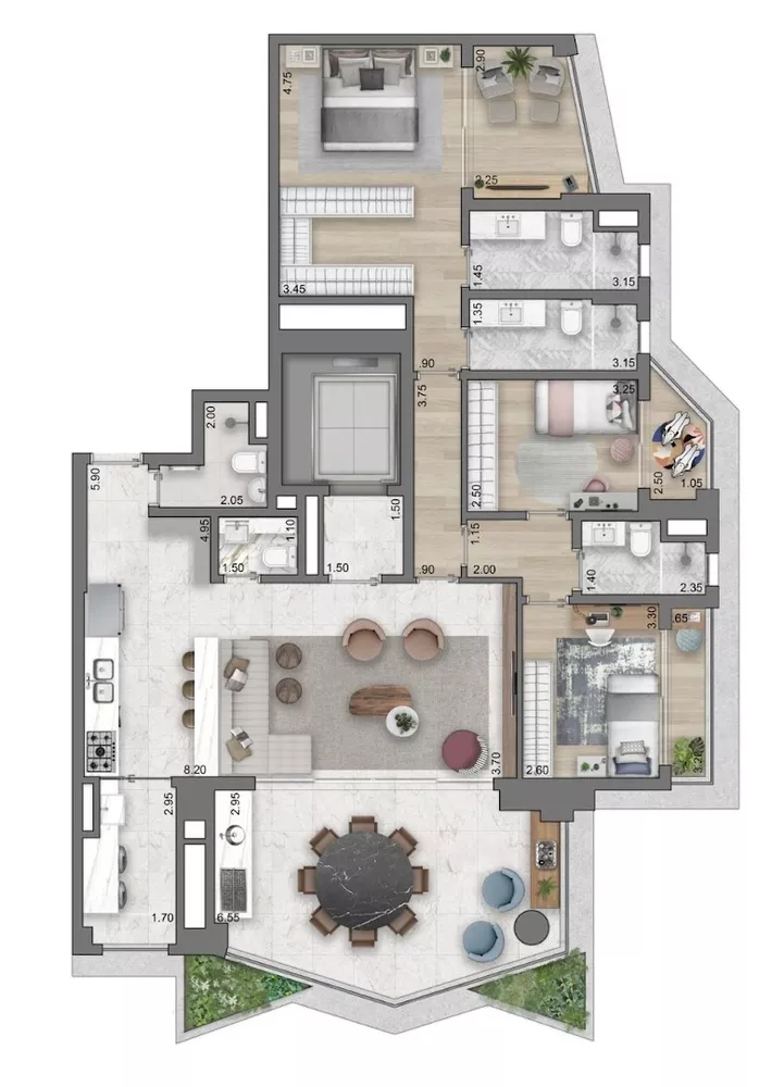 Apartamento, 3 quartos, 161 m² - Foto 29