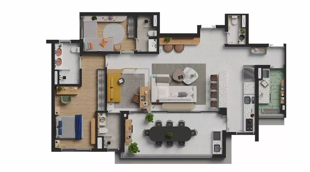 Apartamento, 2 quartos, 72 m² - Foto 11
