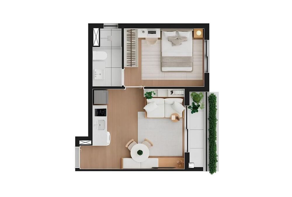Apartamento, 1 quarto, 39 m² - Foto 4