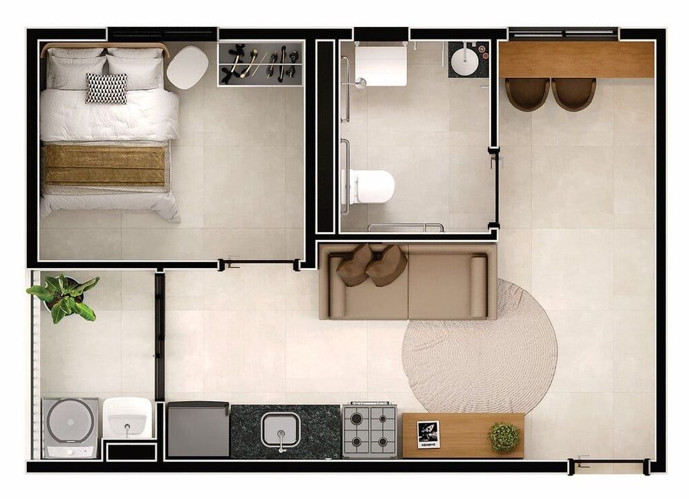 Apartamento, 1 quarto, 32 m² - Foto 7