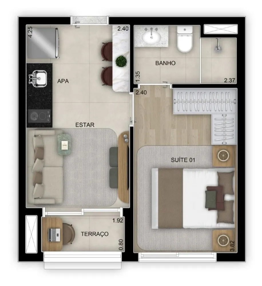 Apartamento, 3 quartos, 183 m² - Foto 6