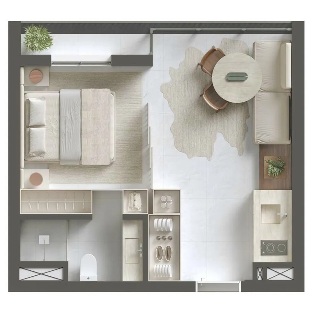 Kitnet-Studio, 19 m² - Foto 9