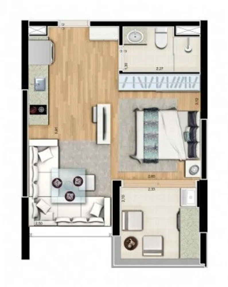 Loft, 48 m² - Foto 8