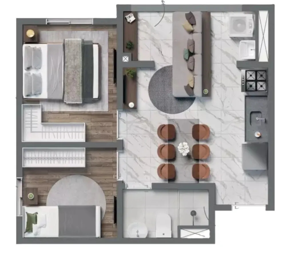 Kitnet-Studio, 28 m² - Foto 7
