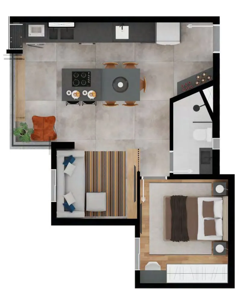 Apartamento, 2 quartos, 44 m² - Foto 5