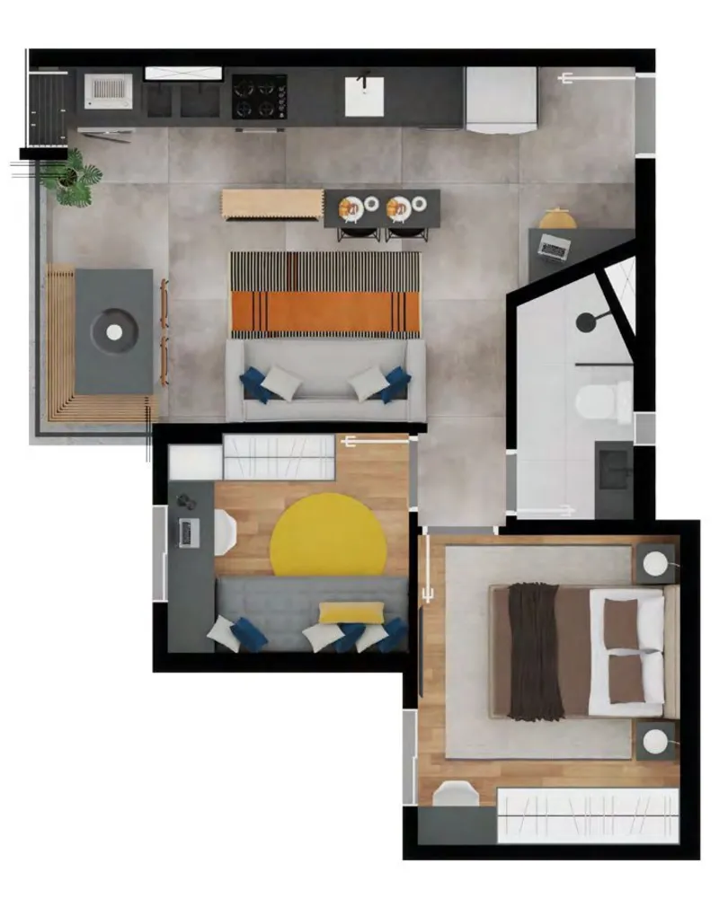Apartamento, 2 quartos, 44 m² - Foto 6
