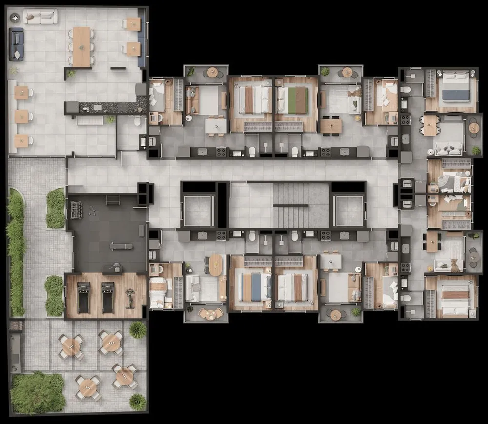 Apartamento, 2 quartos, 37 m² - Foto 12