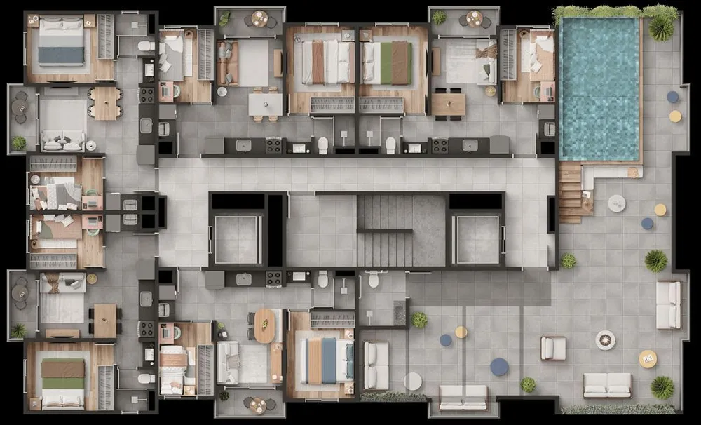 Apartamento, 2 quartos, 37 m² - Foto 10