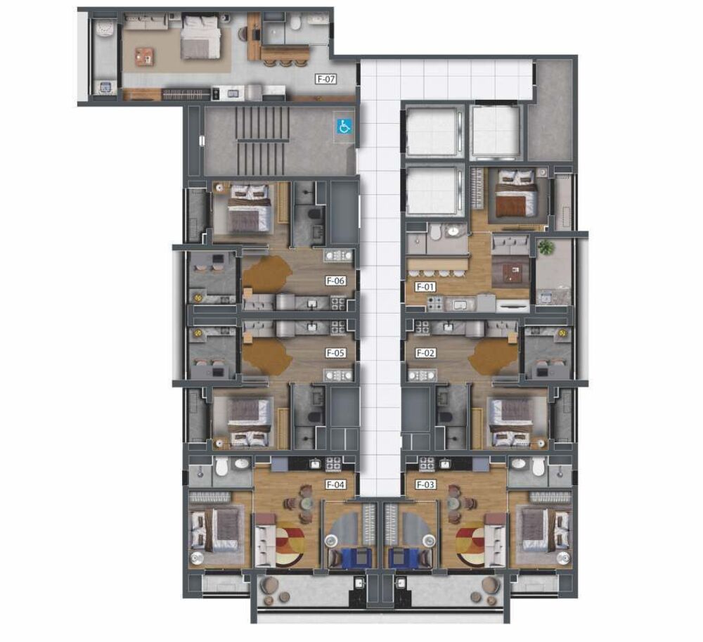 Apartamento, 1 quarto, 32 m² - Foto 12
