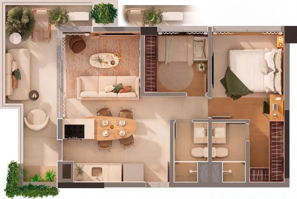 Apartamento, 1 quarto, 147 m² - Foto 6