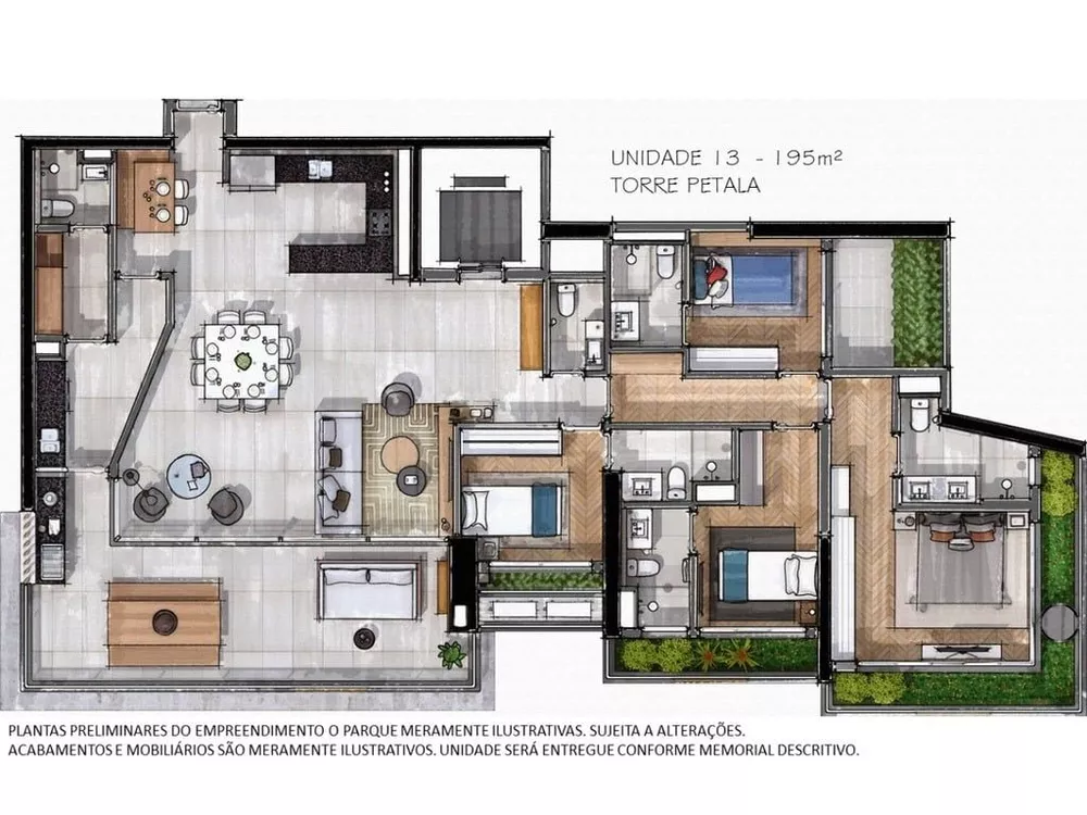 Apartamento, 4 quartos, 197 m² - Foto 48
