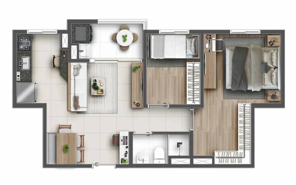 Apartamento, 3 quartos, 53 m² - Foto 12