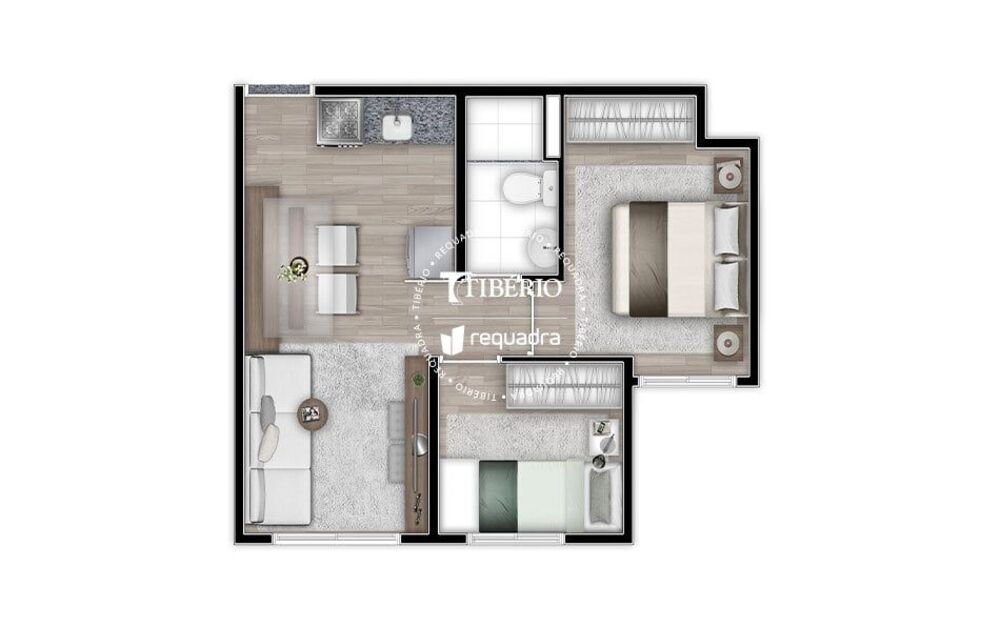 Kitnet-Studio, 27 m² - Foto 3