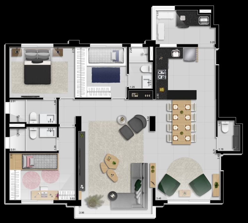 Apartamento, 3 quartos, 113 m² - Foto 26