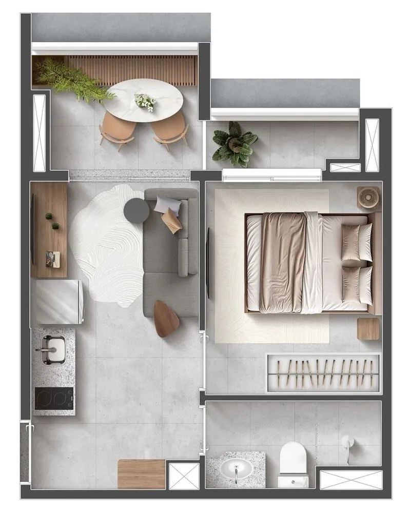 Kitnet-Studio, 21 m² - Foto 10