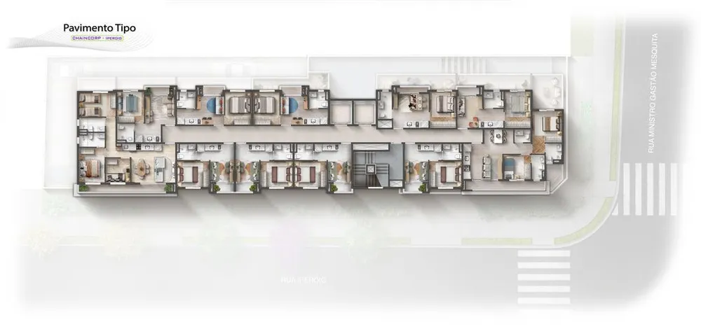 Apartamento, 2 quartos, 55 m² - Foto 2