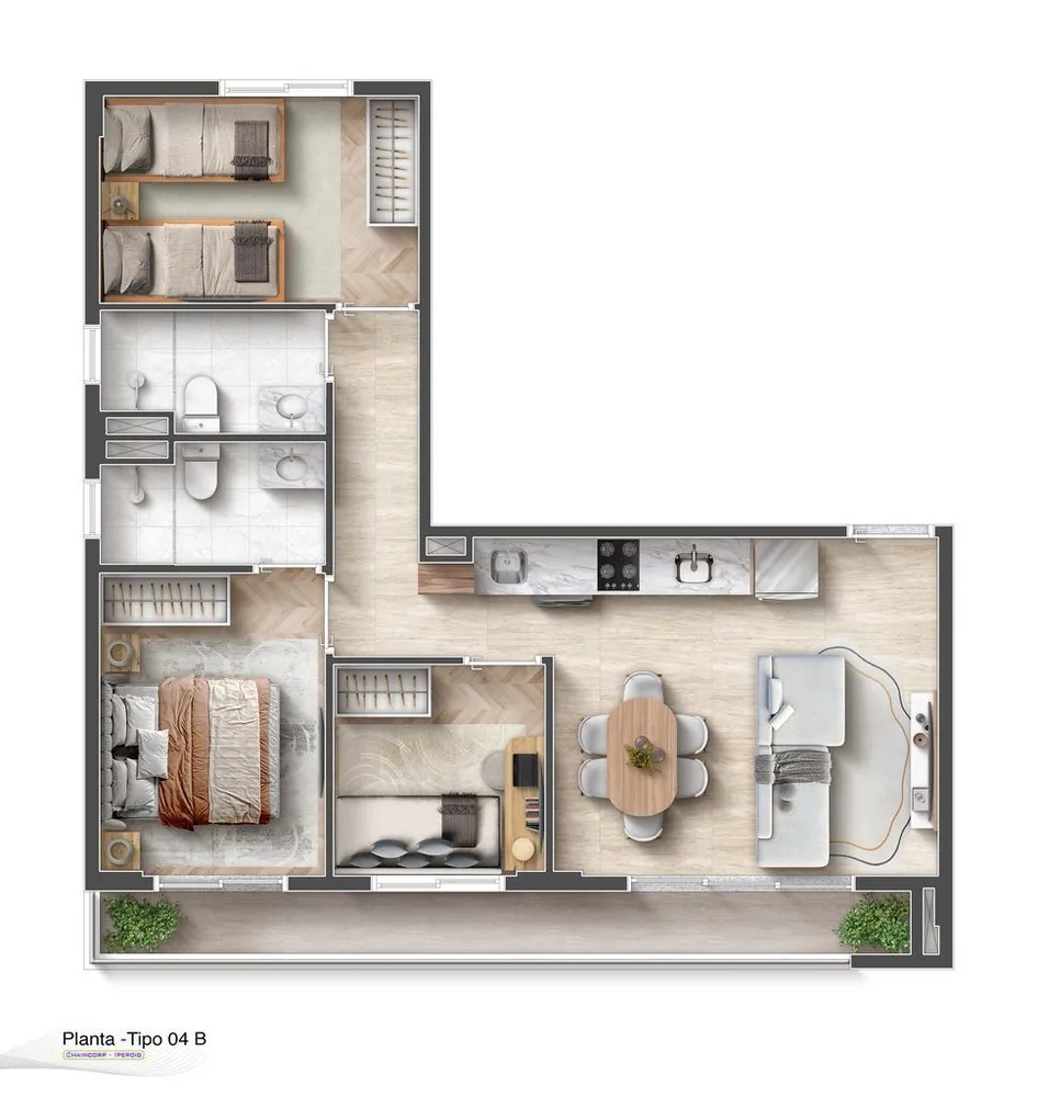 Apartamento, 2 quartos, 55 m² - Foto 7