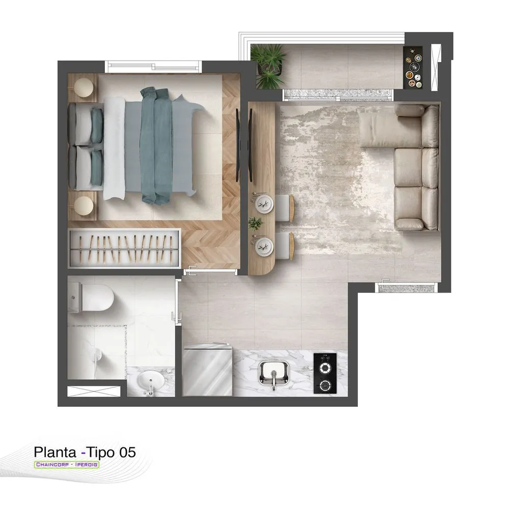 Apartamento, 2 quartos, 55 m² - Foto 6