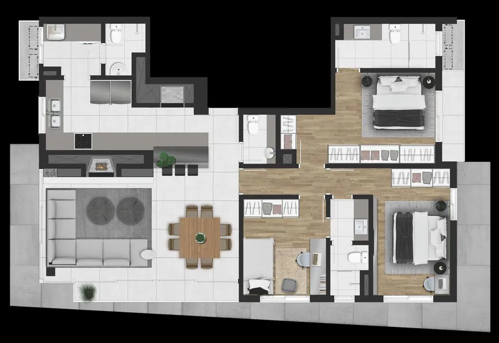 Apartamento, 2 quartos, 68 m² - Foto 12