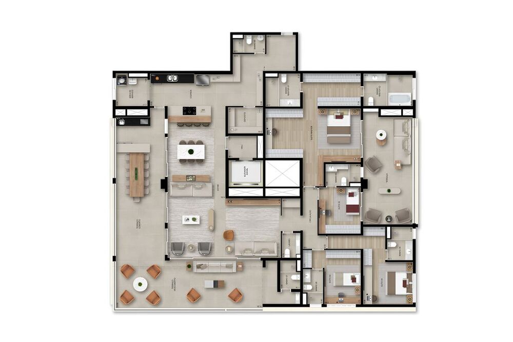 Apartamento, 3 quartos, 129 m² - Foto 4