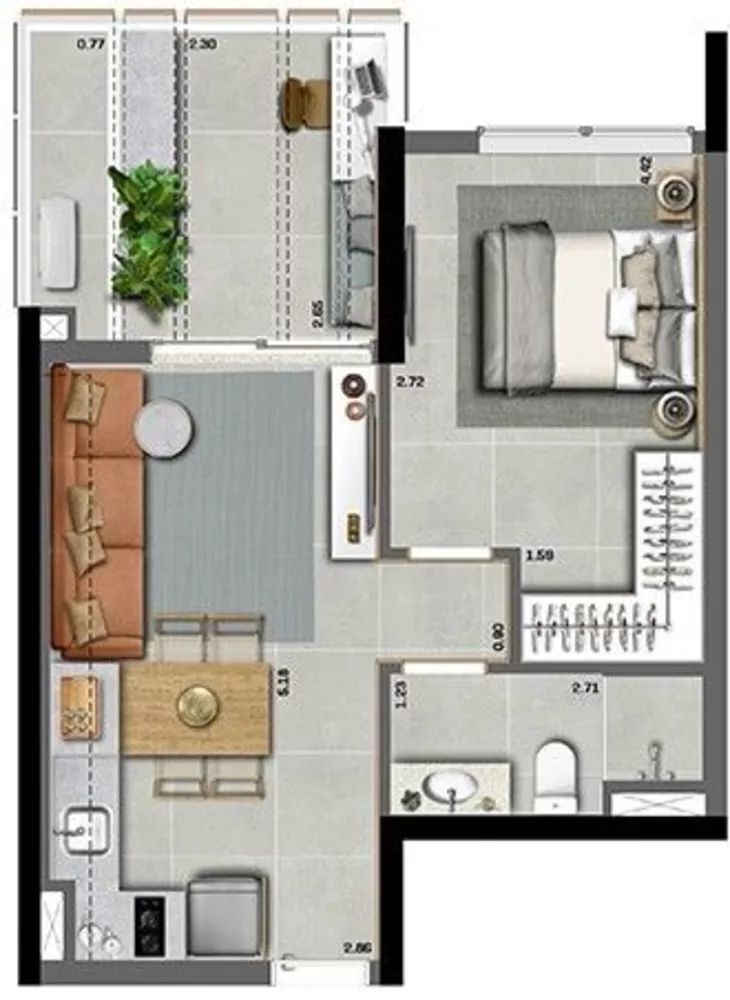 Apartamento, 2 quartos, 67 m² - Foto 15
