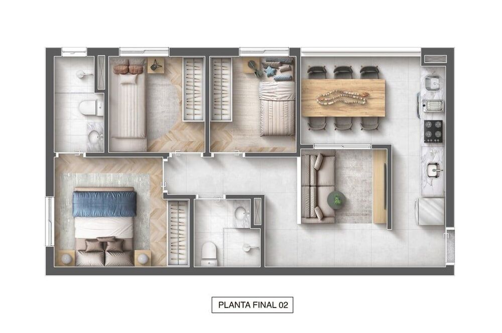 Apartamento, 2 quartos, 39 m² - Foto 16