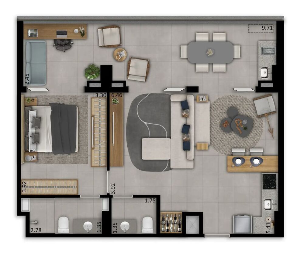 Kitnet-Studio, 19 m² - Foto 4
