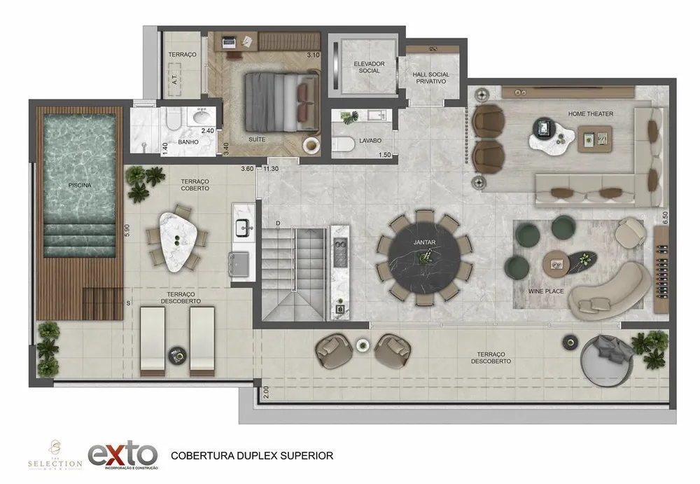 Apartamento, 3 quartos, 170 m² - Foto 11