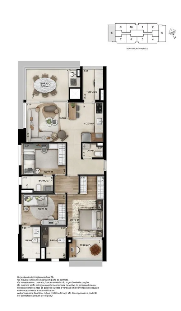 Apartamento, 3 quartos, 144 m² - Foto 11
