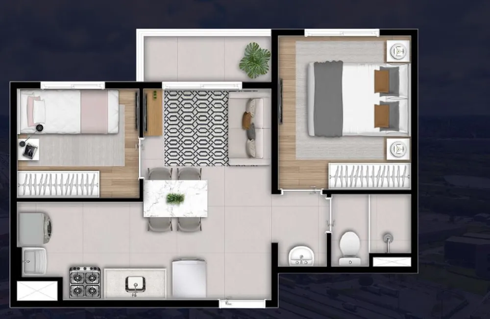 Apartamento, 2 quartos, 32 m² - Foto 9