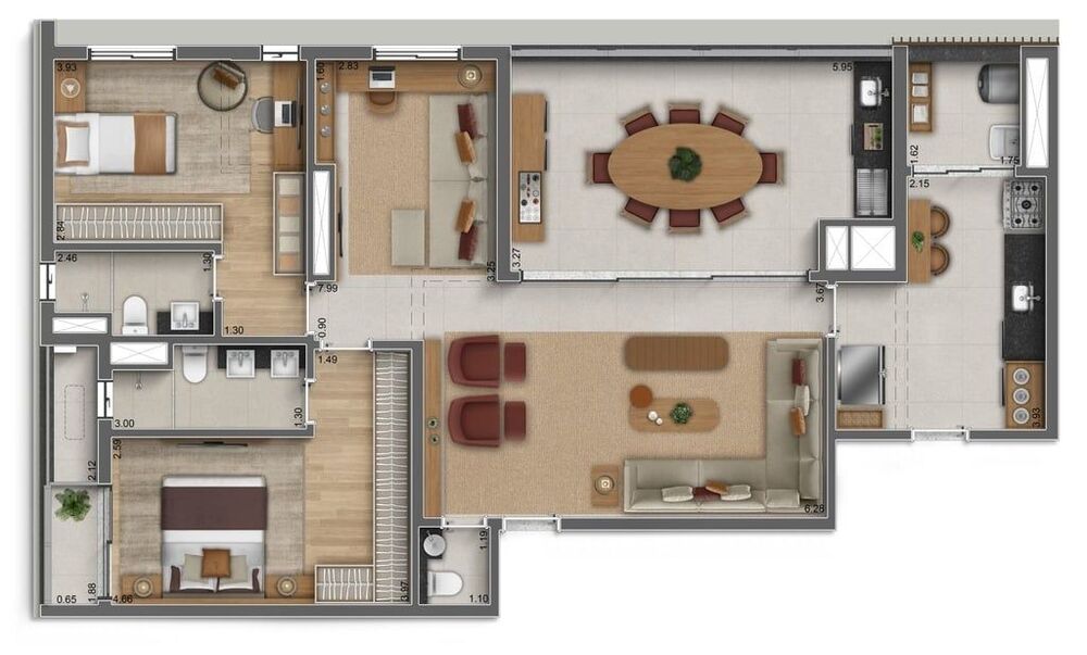 Apartamento, 3 quartos, 275 m² - Foto 20