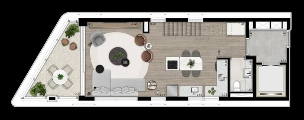 Kitnet-Studio, 53 m² - Foto 8