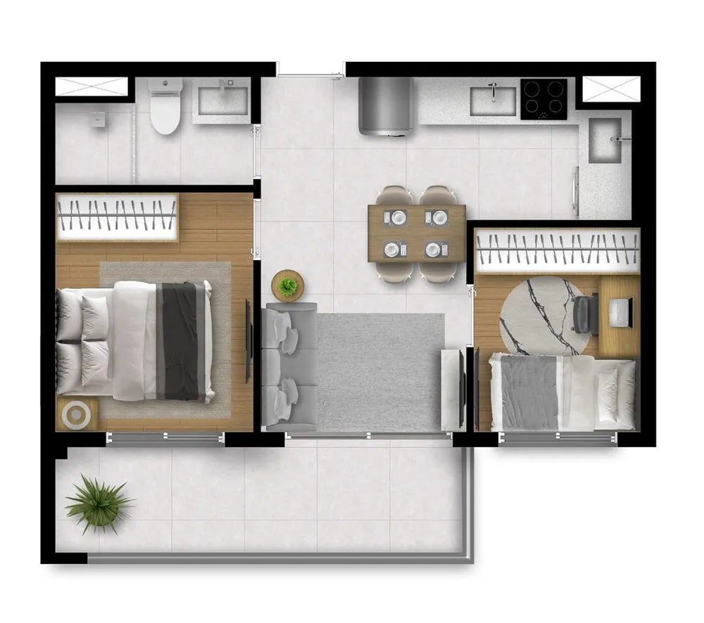 Apartamento, 2 quartos, 70 m² - Foto 6