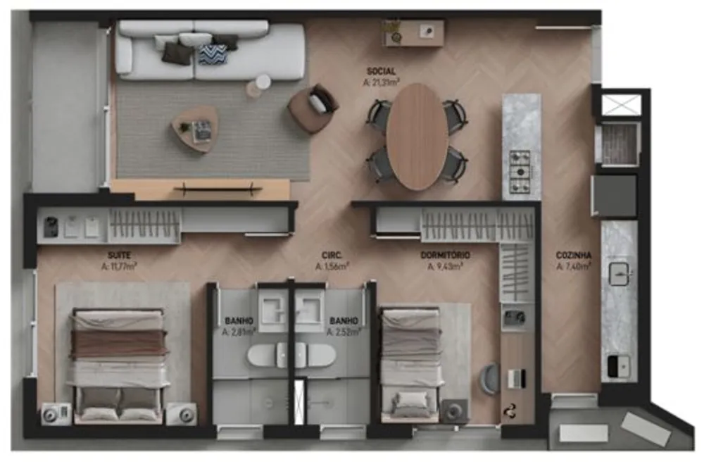 Kitnet-Studio, 22 m² - Foto 12