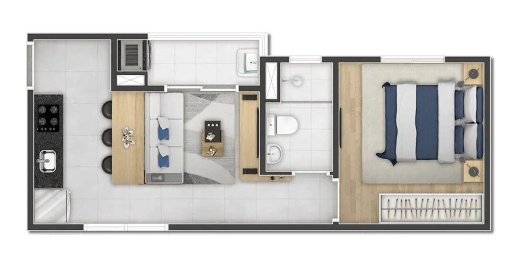 Apartamento, 1 quarto, 32 m² - Foto 6